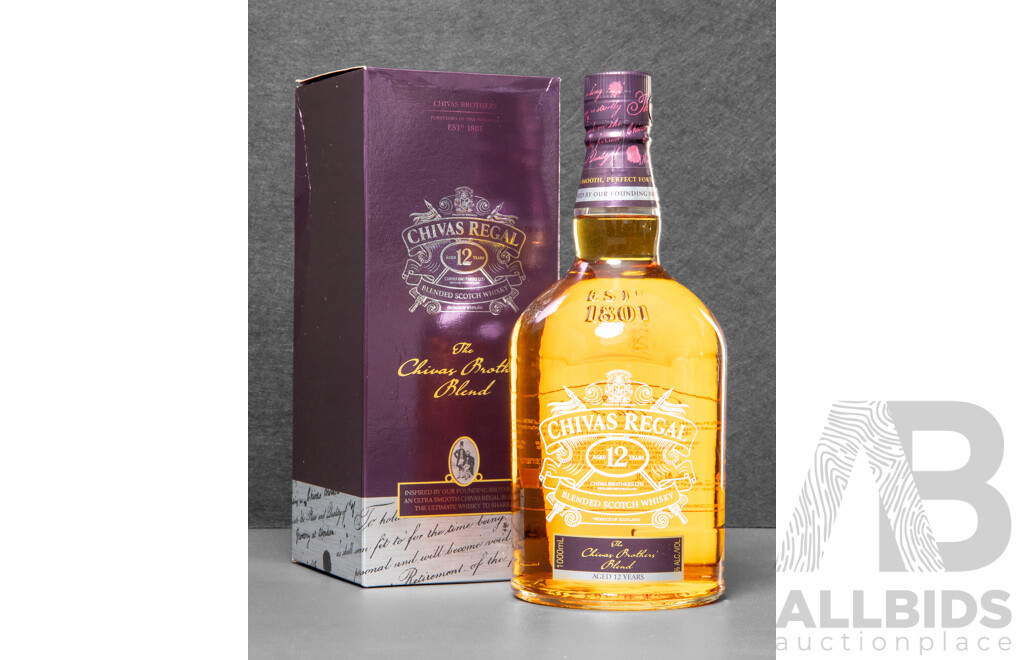 Chivas Regal 'The Chivas Brothers Blend' 12 Year Old Blended Scotch Whisky in Presentation Box