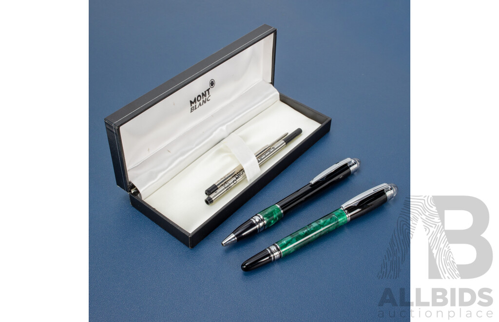 Pair of Pens with Refills – by Montblanc