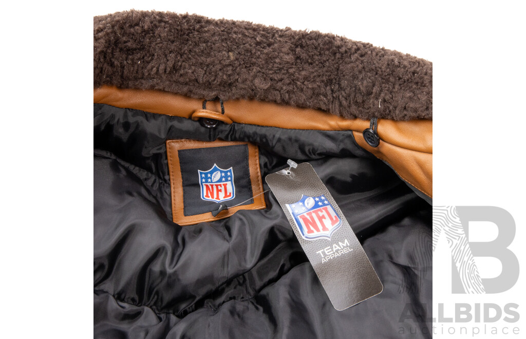 New York NFL Men's Large Tan Jacket