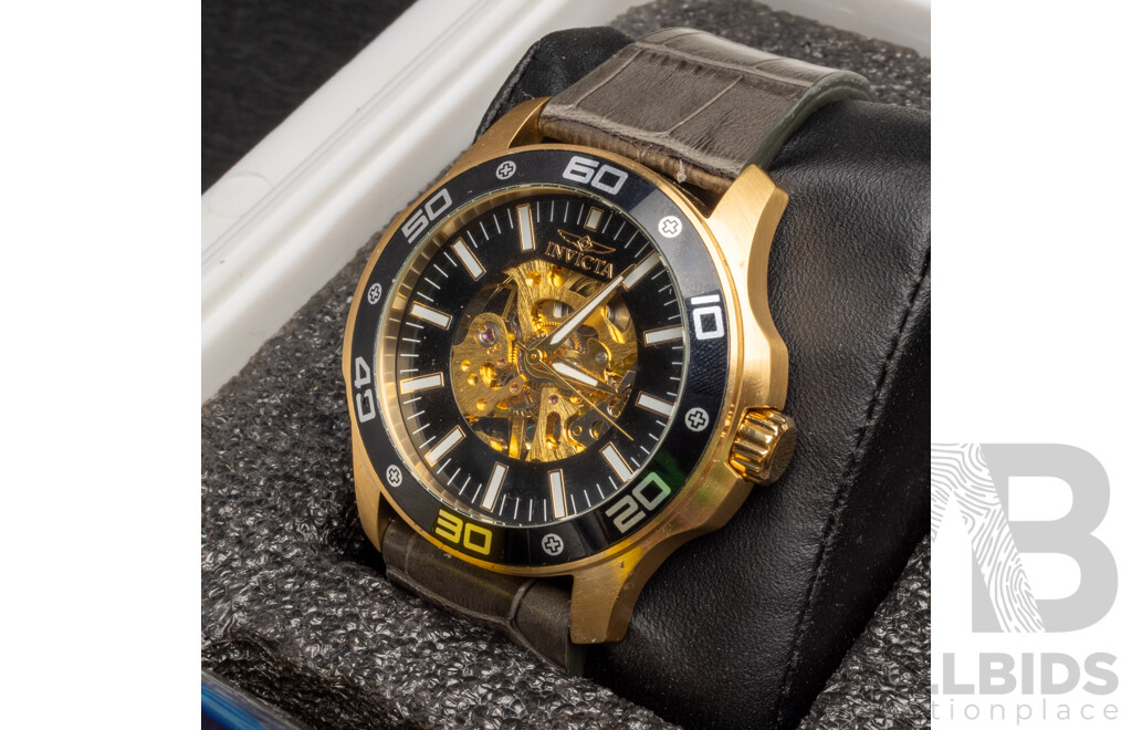 Men's Specialty Collection of Invicta Watches in Designated Hard Case - Lot of 8