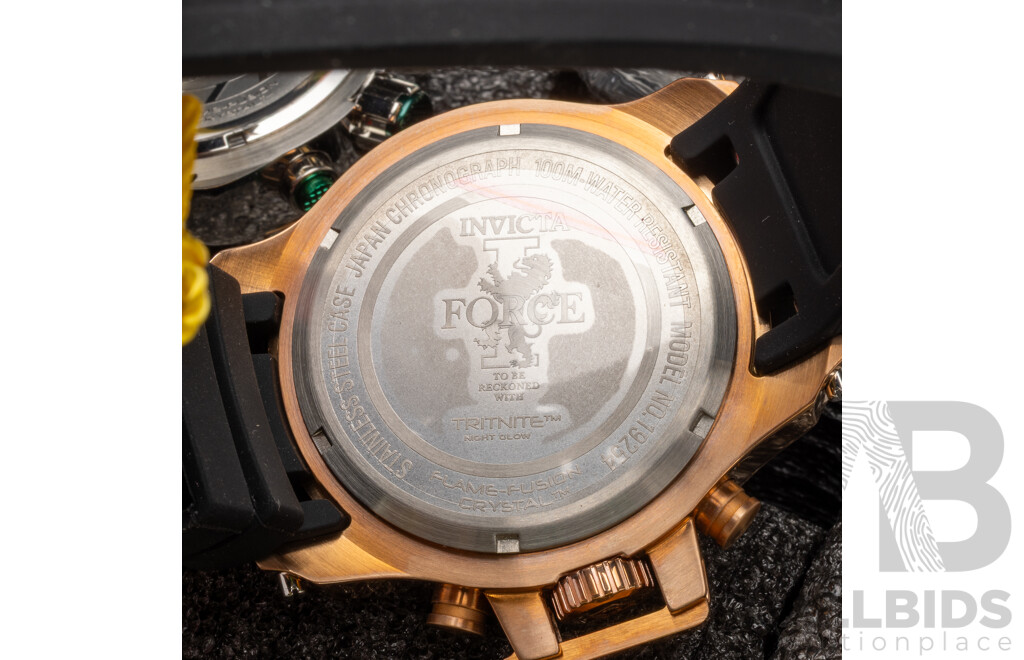 Men's Specialty Collection of Invicta Watches in Designated Hard Case - Lot of 8