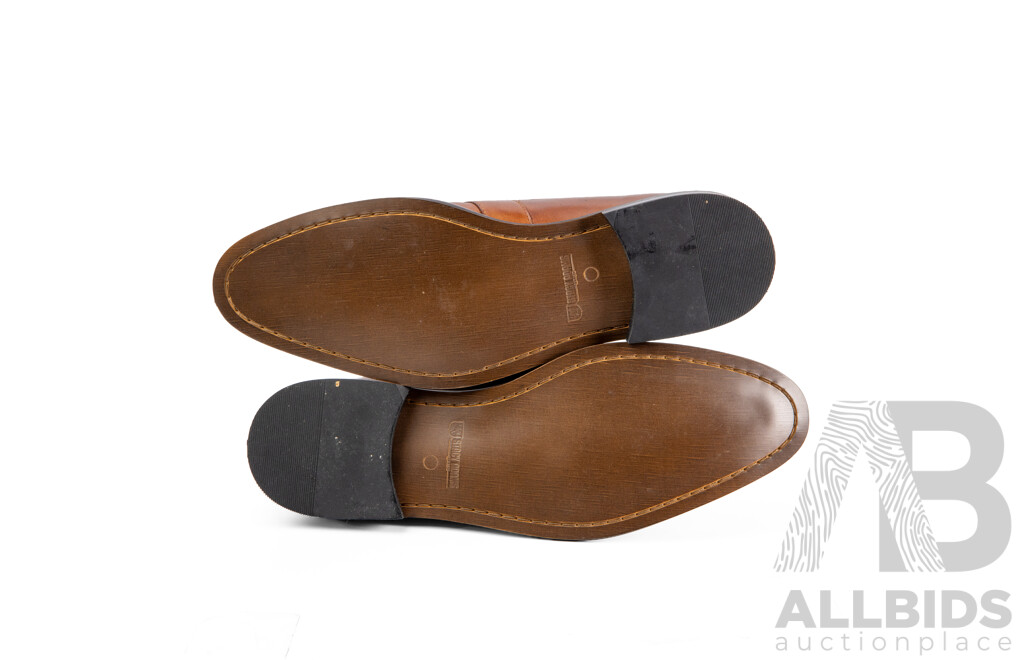 Pair of Stacy Adams Men's Brown Leather Loafers, Size 12