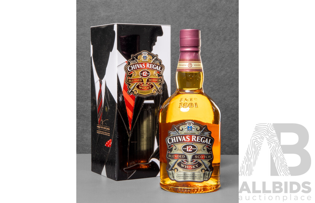 1663472 · Chivas Regal ''Chivas 12 Limited Edition by Patrick Grant-Norton & Sons Blended Scotch Whisky in Metal Presentation Box