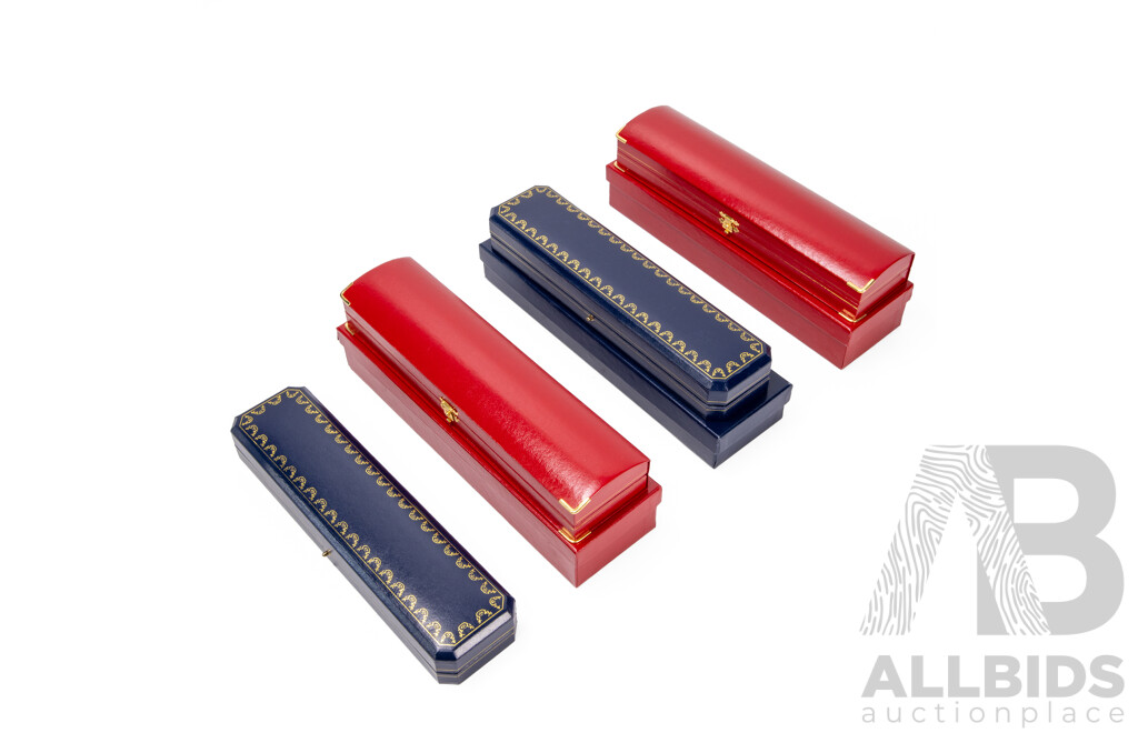 Bracelet Boxes by Cartier - Lot of 4