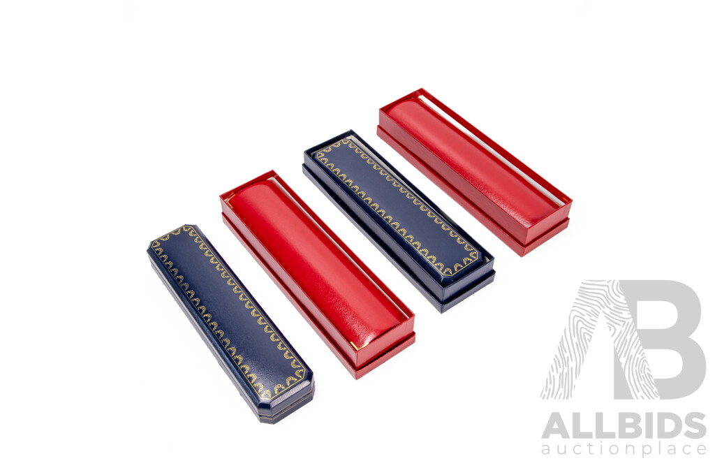 Bracelet Boxes by Cartier - Lot of 4
