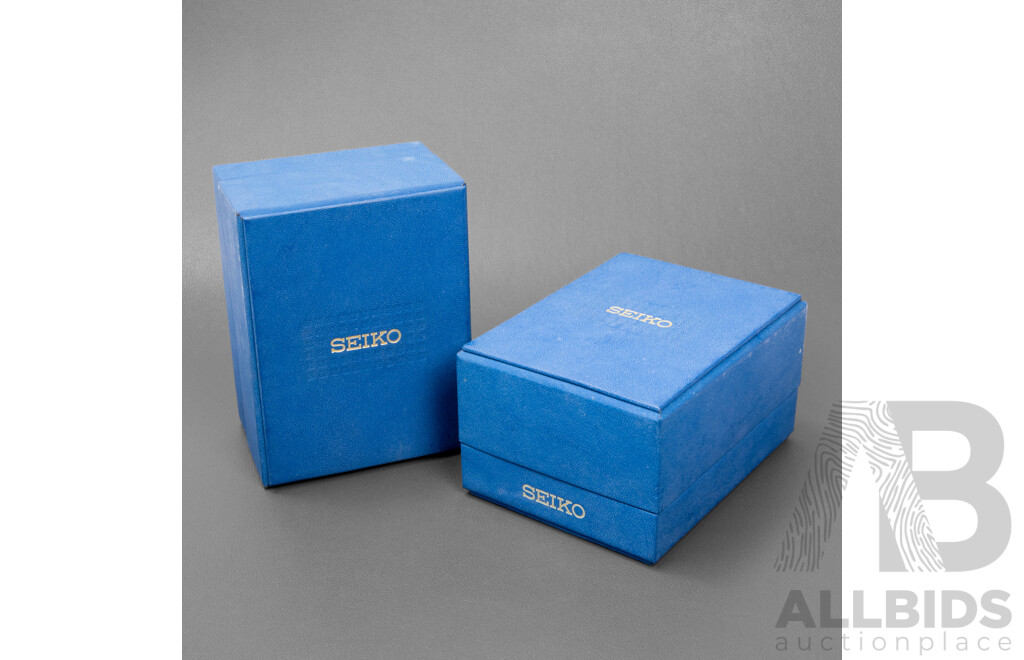 Authentic Seiko Watch Boxes - Lot of 2