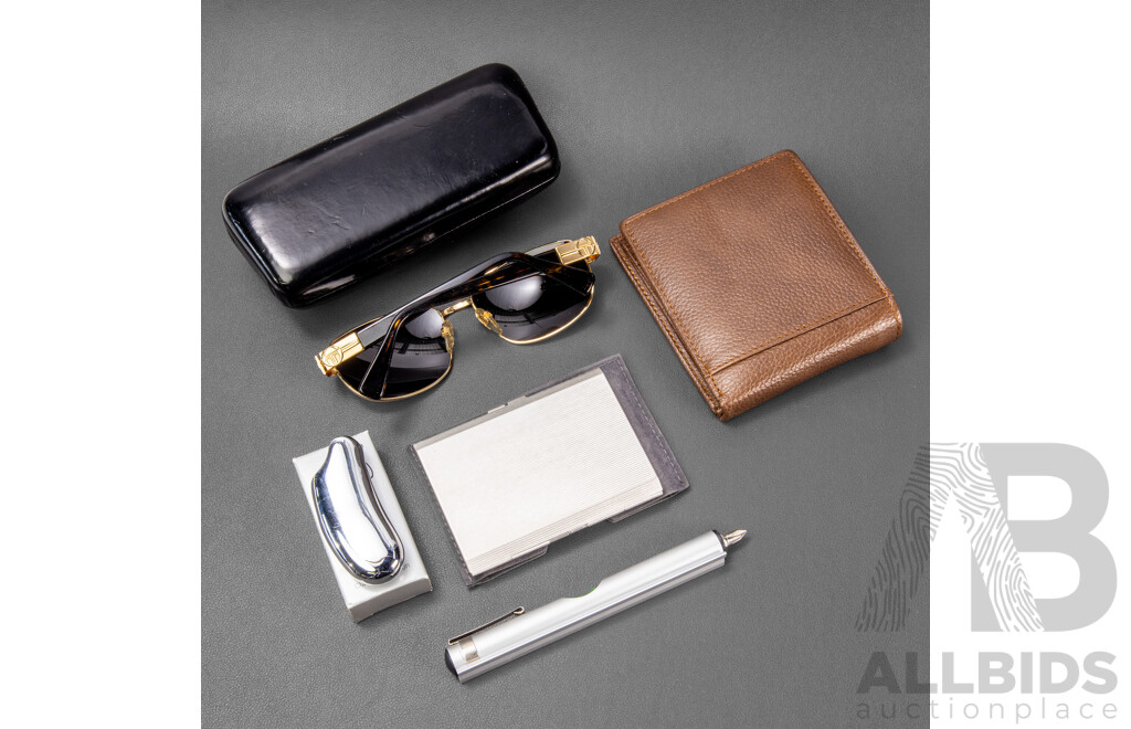 Men's Bundle - Sunnies, Lighter Cover, Wallet, Card Holder & Multi Tool - Lot of 5