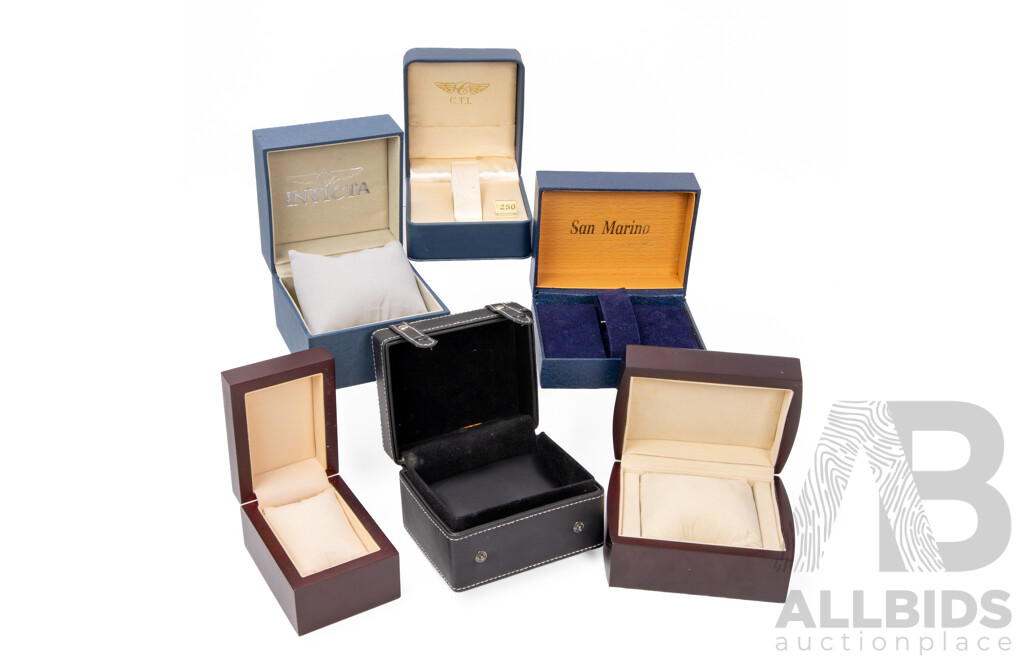 Lot of Watch Boxes - Lot of 6