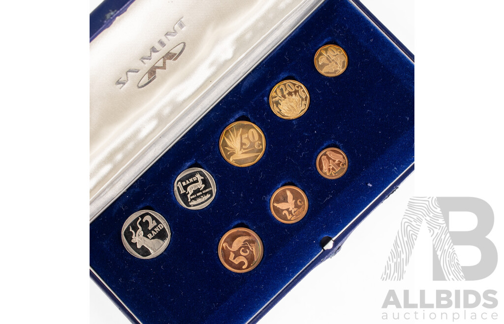 South Africa 1993 Eight Proof Coin Year Set
