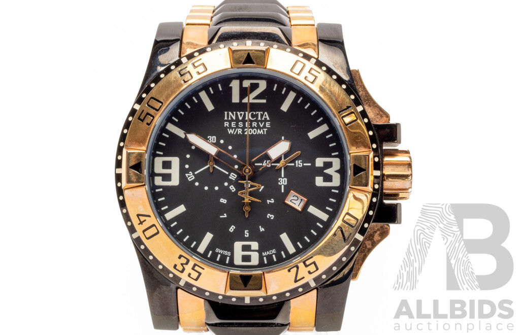 Men's Invicta 'Reserve Excursion' Watch. Model - 0203