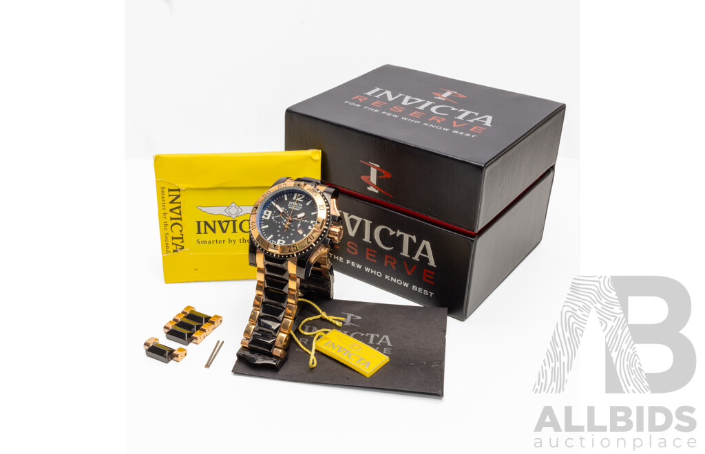 Men's Invicta 'Reserve Excursion' Watch. Model - 0203