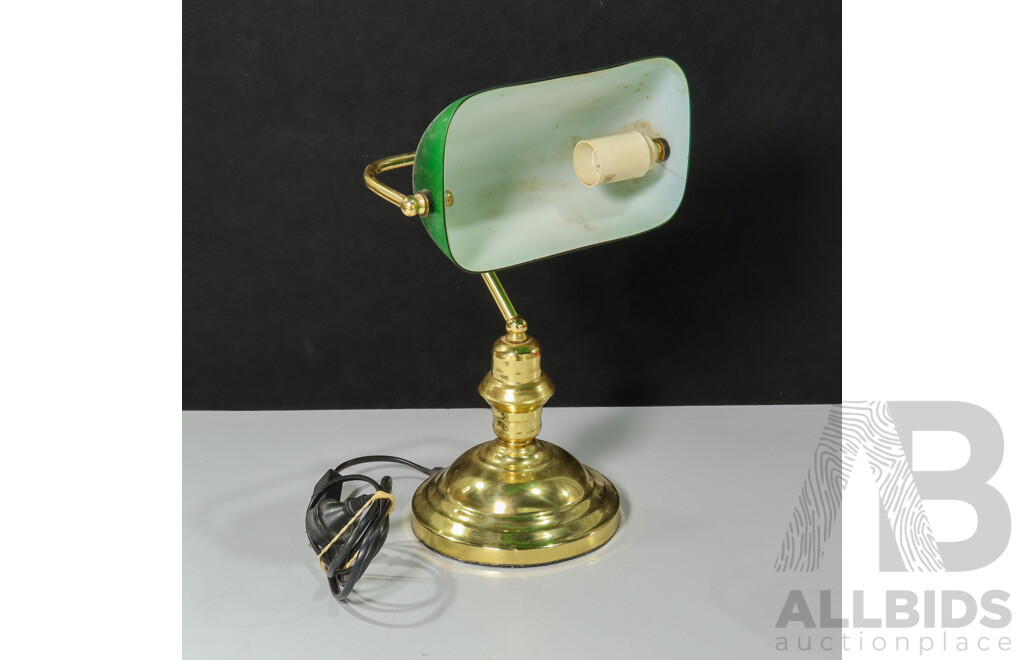 Vintage Style Bankers Lamp
