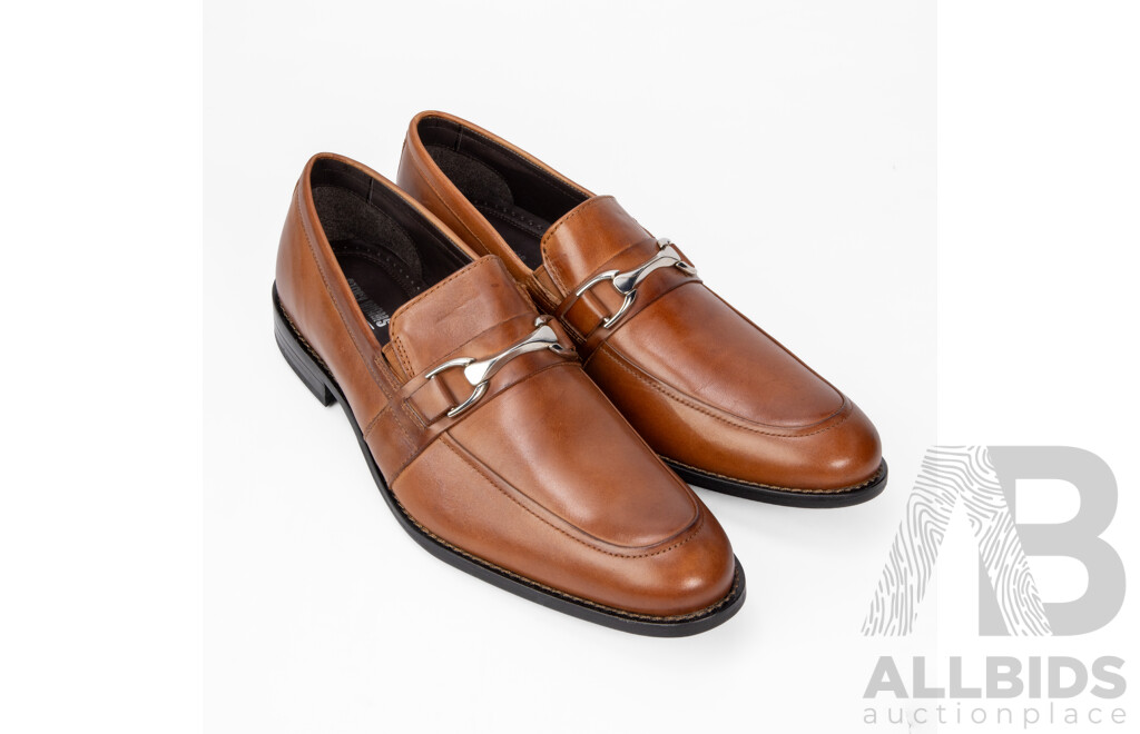 Pair of Stacy Adams Men's Loafers Tan, Size 12