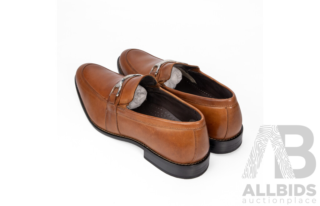 Pair of Stacy Adams Men's Loafers Tan, Size 12