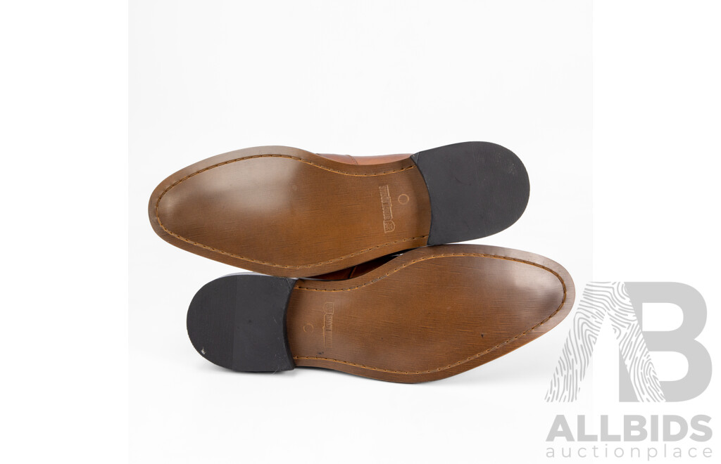 Pair of Stacy Adams Men's Loafers Tan, Size 12