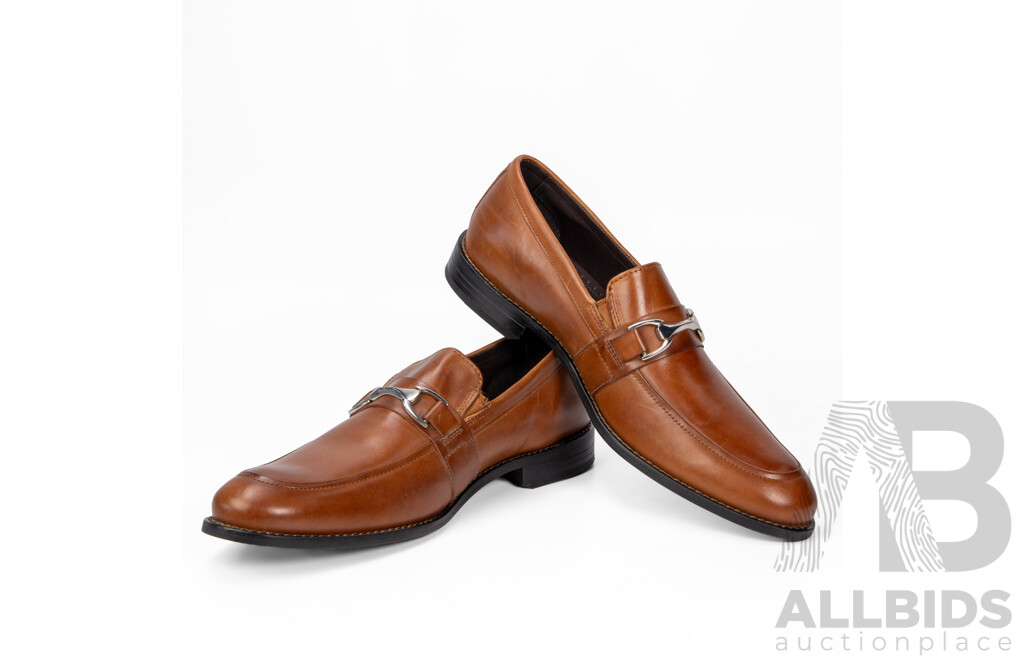 Pair of Stacy Adams Men's Loafers Tan, Size 12