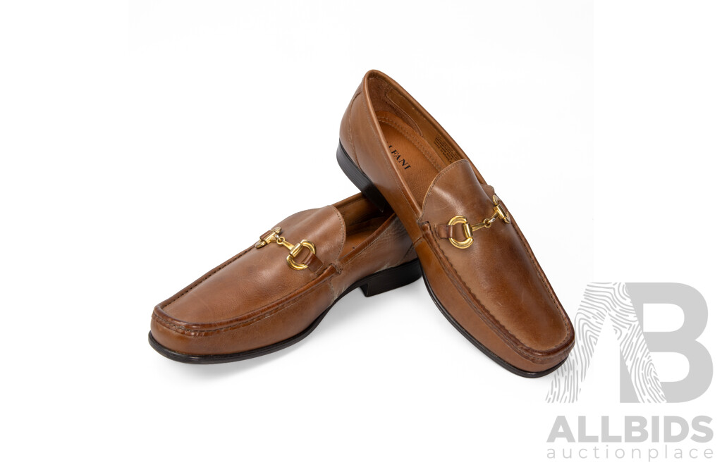 Pair of Alfani Men's Loafers Tan, Size 12