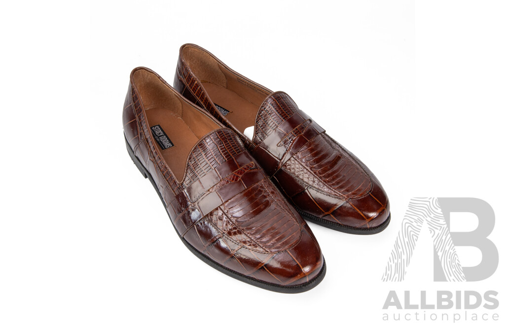 Pair of Stacy Adams Men's Loafers Brown, Size 12
