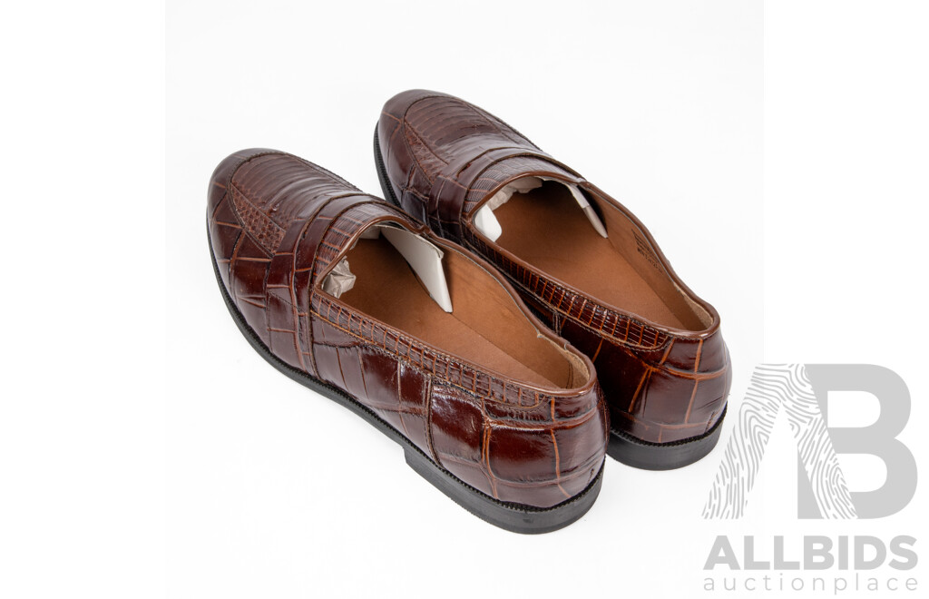 Pair of Stacy Adams Men's Loafers Brown, Size 12