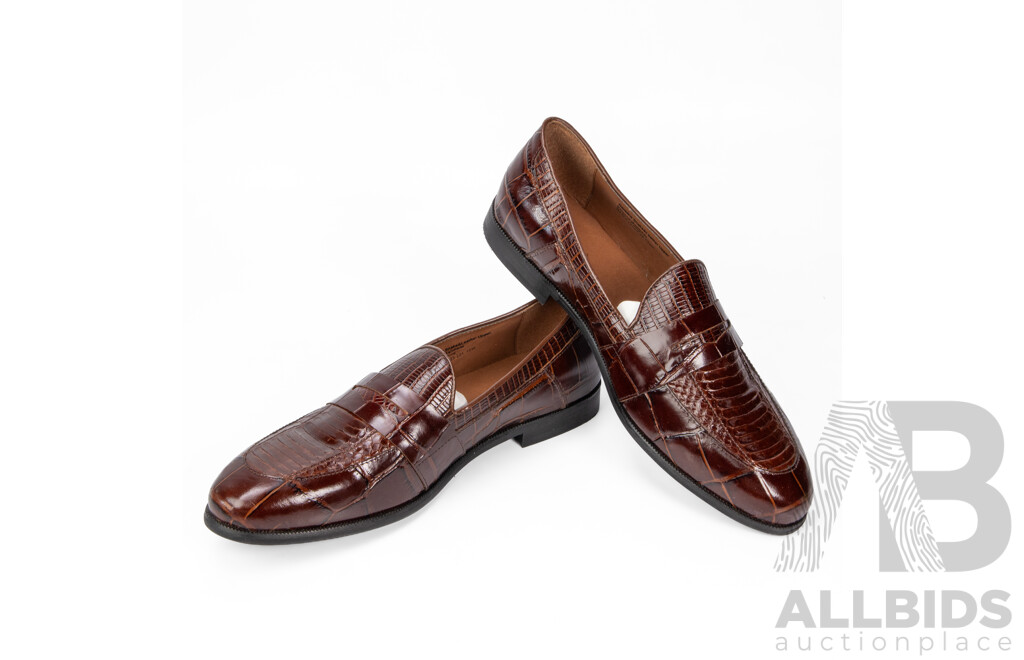 Pair of Stacy Adams Men's Loafers Brown, Size 12