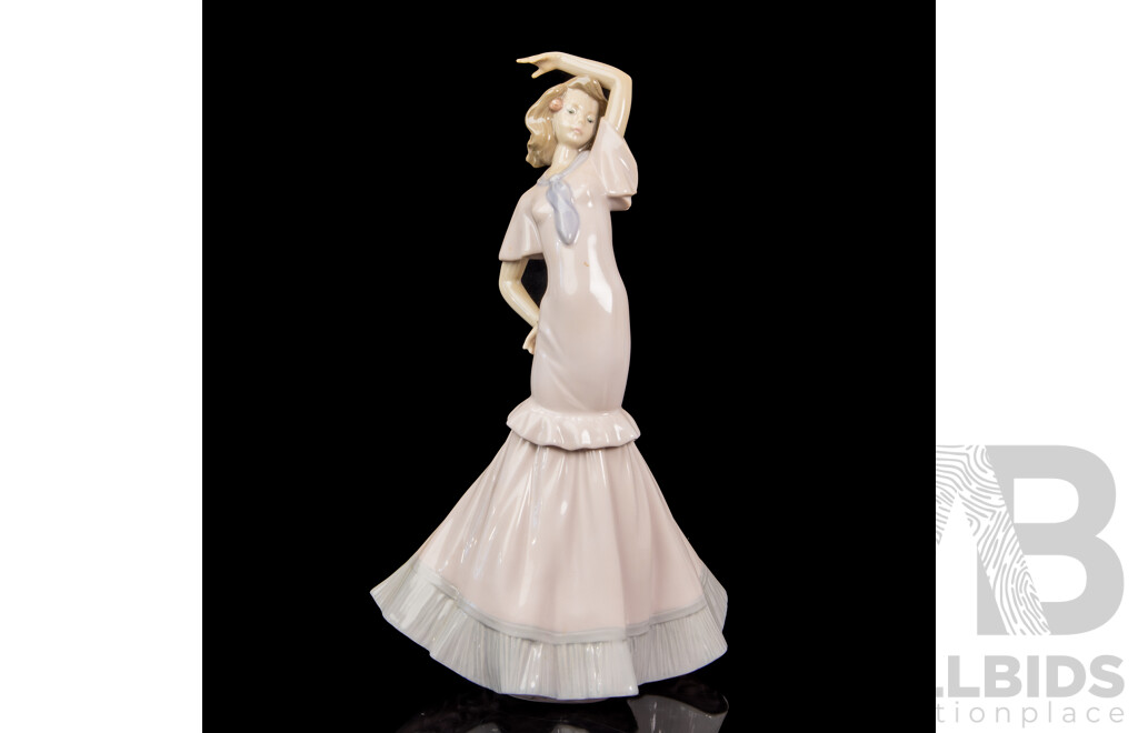 Porcelain Spanish Dancer Figure, Nao by Lladro