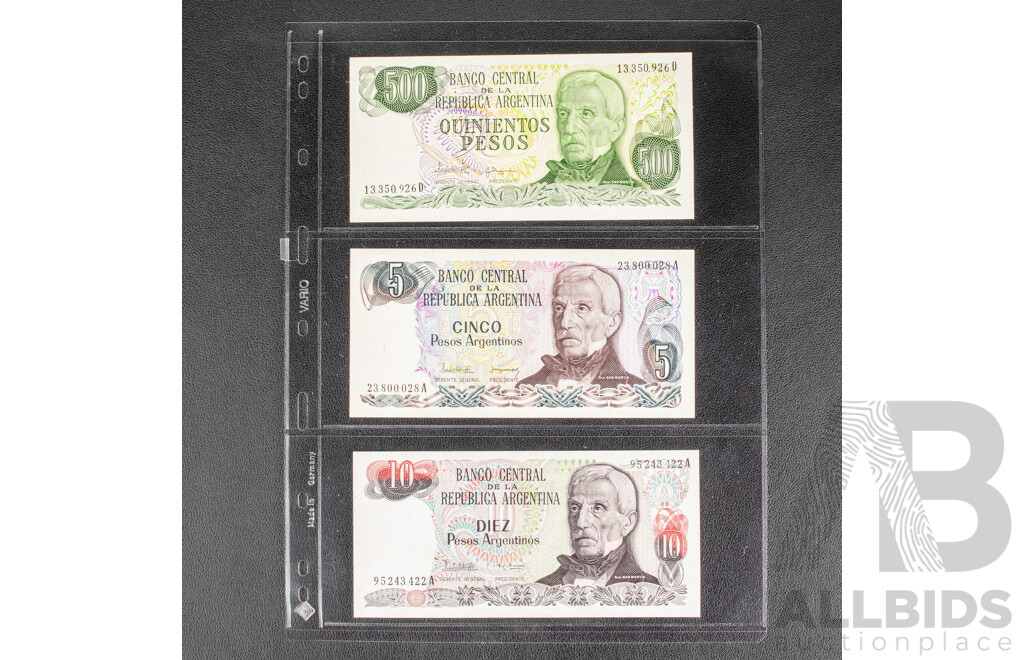 Collection of Vintage International Banknotes Including Argentina, Colombia, El Salvador, Afghanistan, Philippines, Jamaica, Hungary, Macedonia, Zaire