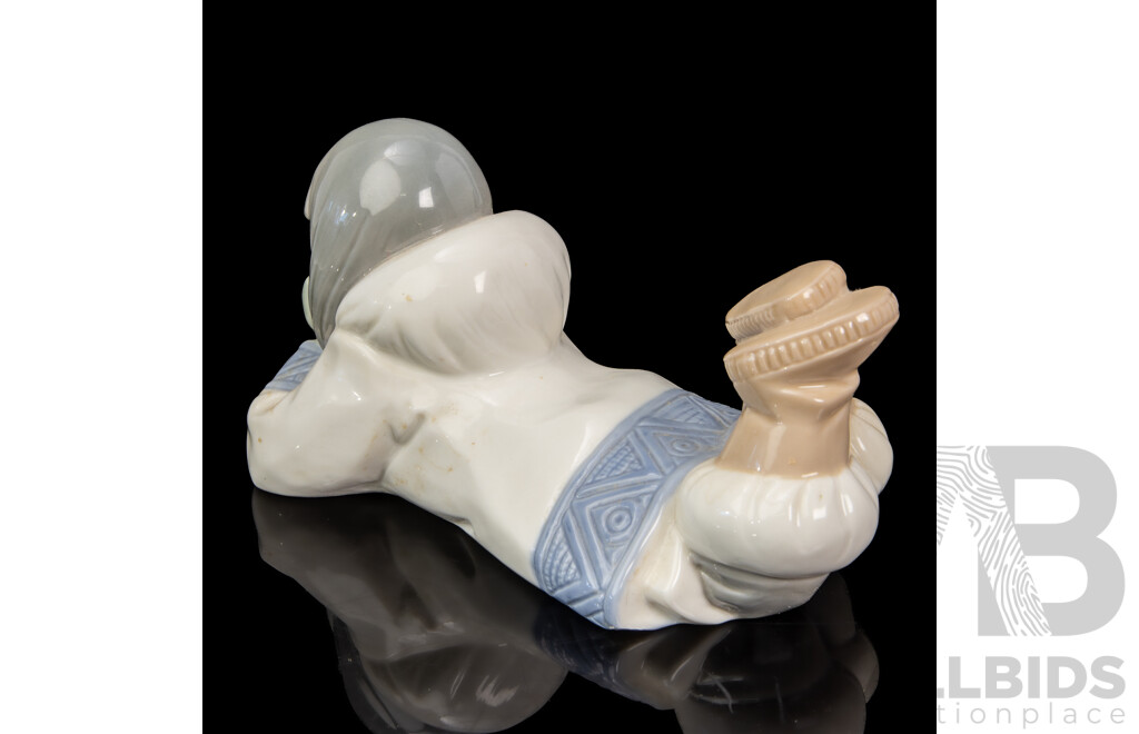 Porcelain 'Dreaming on the Ice' Figure, Nao by Lladro