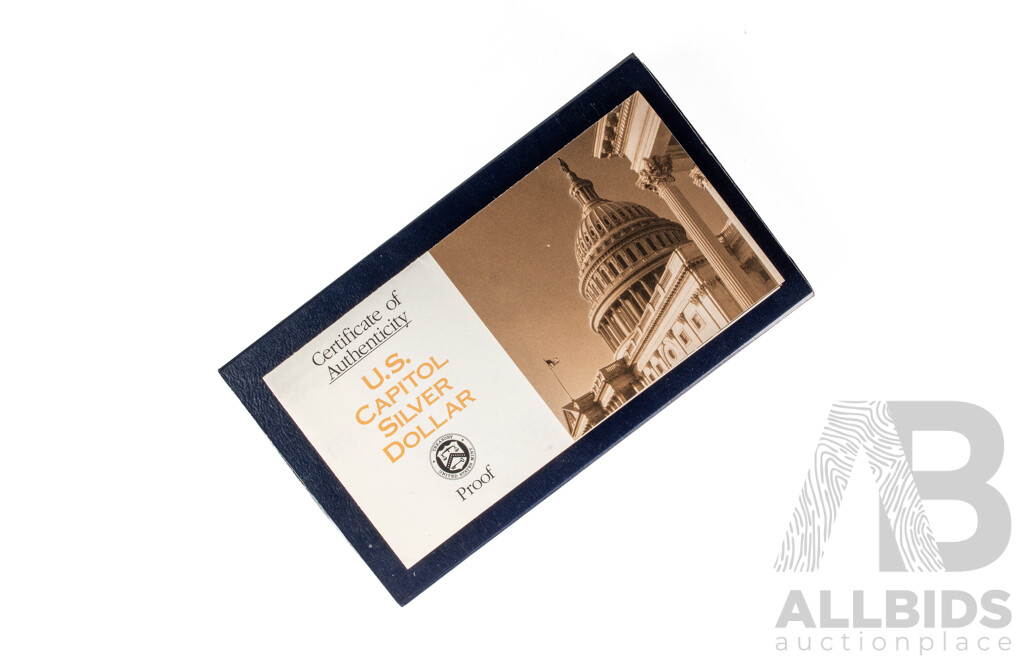 USA 1994 Silver Proof One Dollar Coin, San Fransisco Mint .900