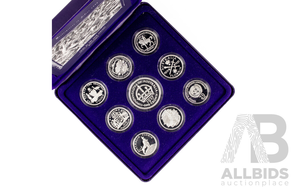 Australian RAM 1998 Masterpieces Silver Proof Coin Set, Milestones .999