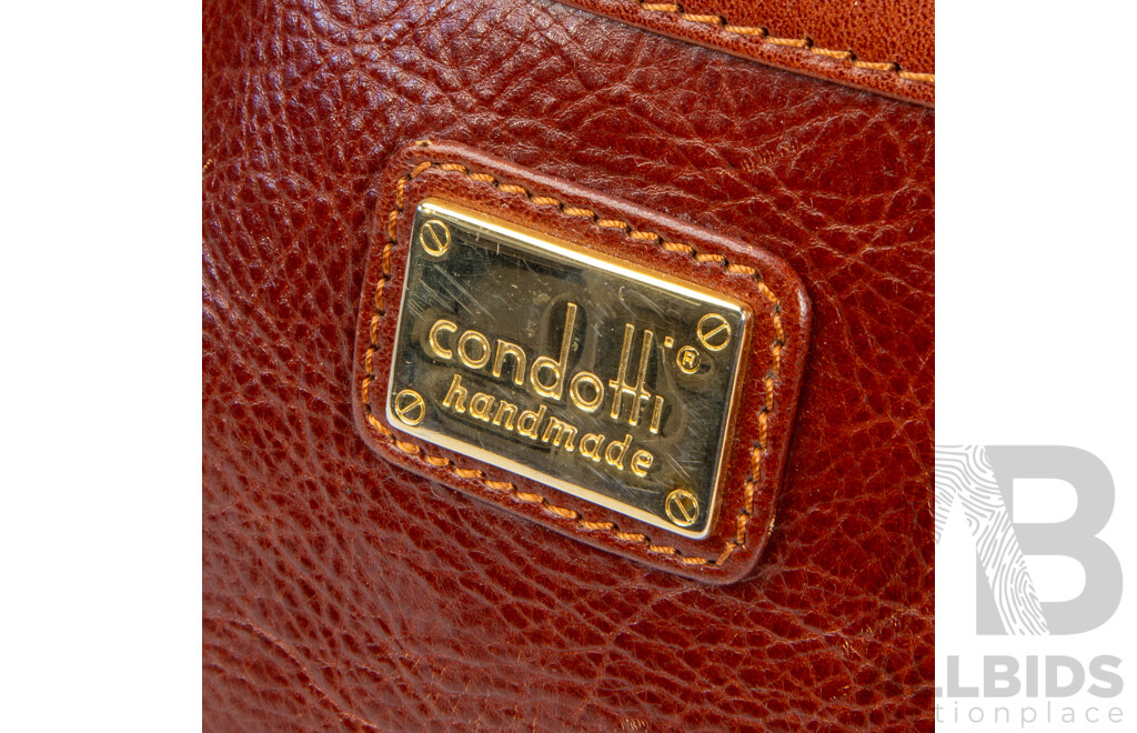 Condotti Full Grain Leather Travel Duffle Bag