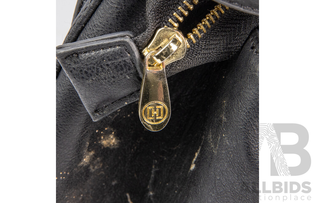 Colette Black Faux Leather Shoulder Bag