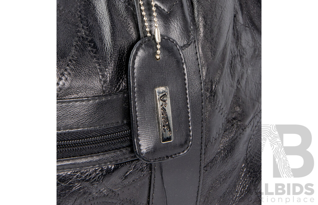 Viali Cowhide Leather Patchwork Doctors Bag