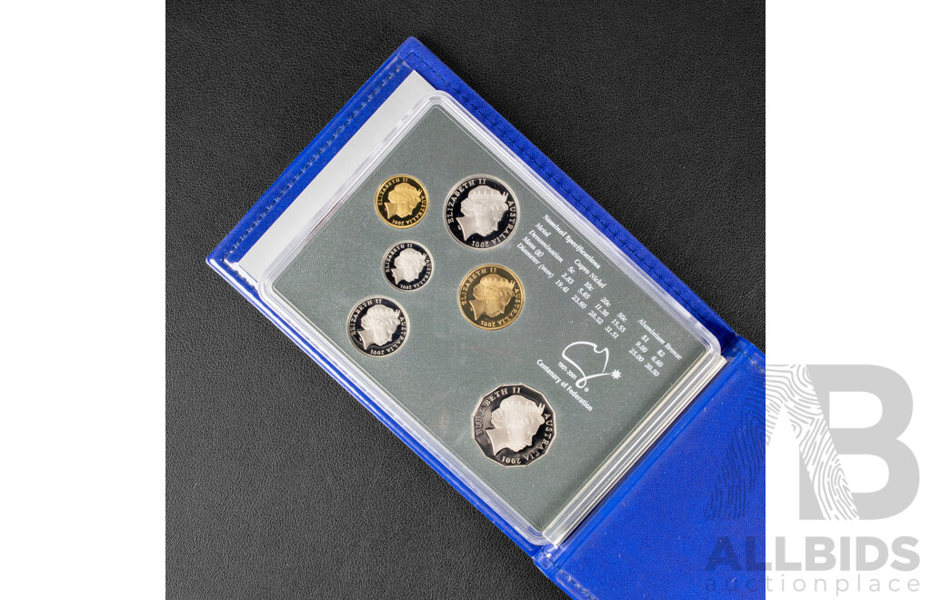 Australian RAM 2001 Six Proof Coin Set, Centenary of Federation