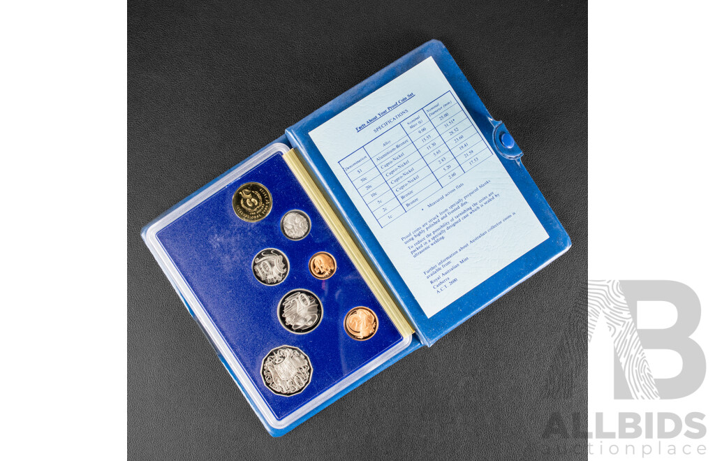 Australian RAM 1986 Seven Proof Coin Set