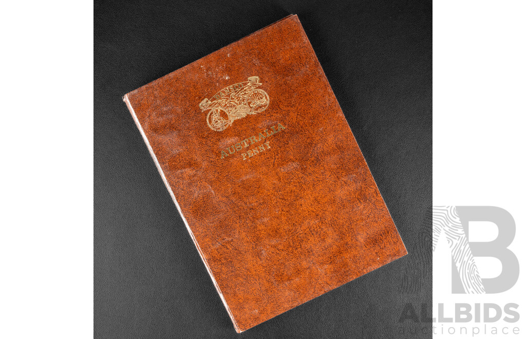 Australian Dansco Penny Album, 1911 to 1964 Including 1925 and 1946