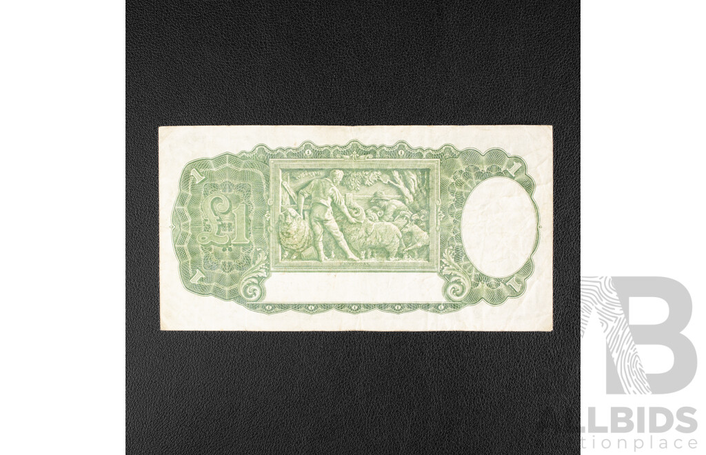 Australian 1952 One Pound Note, R32 Coombs/Wilson, W94 259255