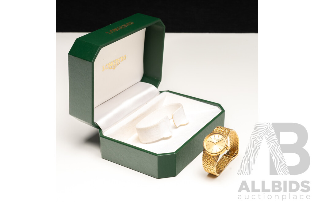 Vintage 900 Silver Gold Plated Watch by Longines