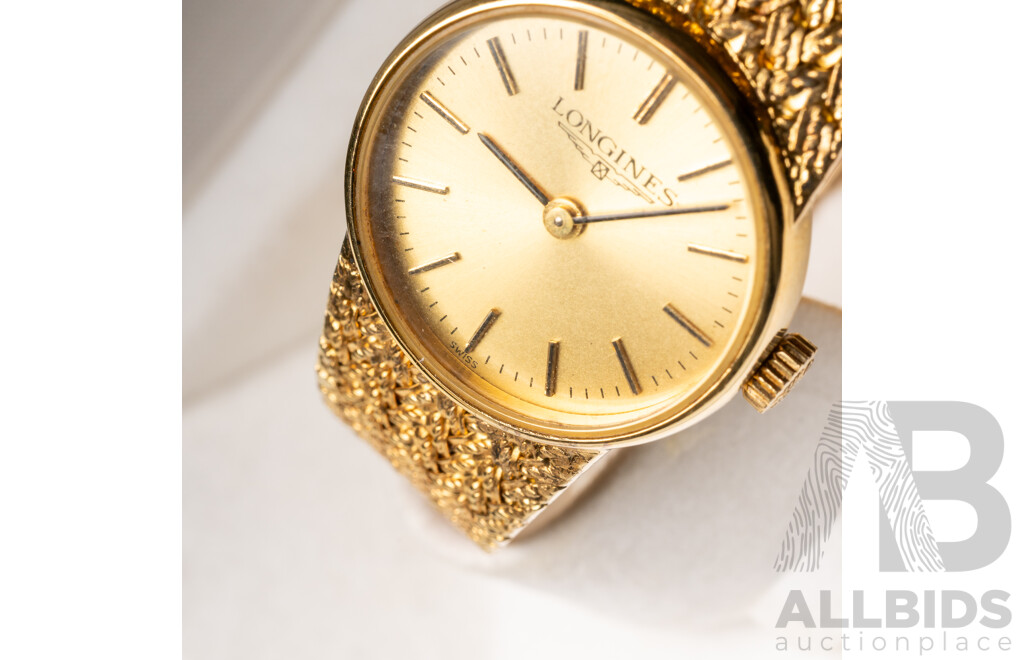 Vintage 900 Silver Gold Plated Watch by Longines