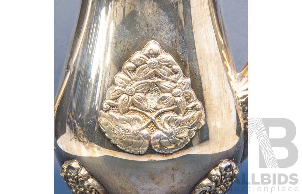 Vintage Silver Plated Coffee Pot - by Viners