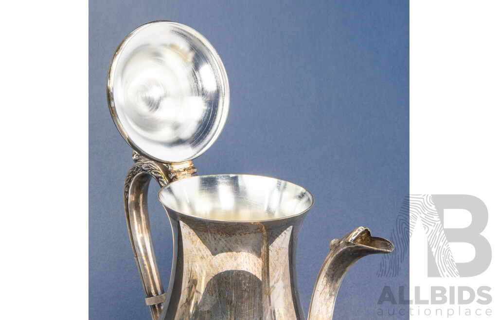 Vintage Silver Plated Coffee Pot - by Viners