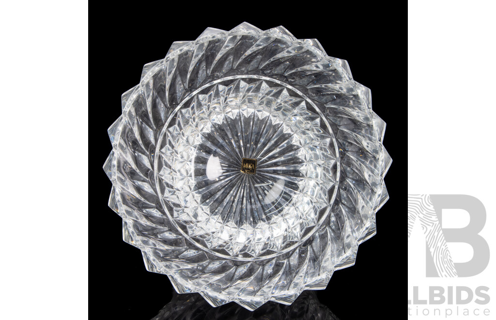 Cut Crystal Bowls by Mikasa, France - Lot of 3