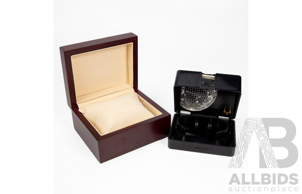Breitling & Bulova Watch Boxes - Lot of 2