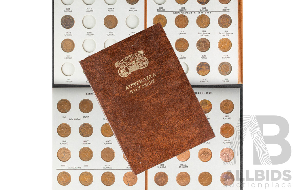 Australian Dansco Half Penny Album