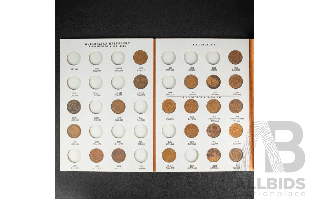 Australian Dansco Half Penny Album