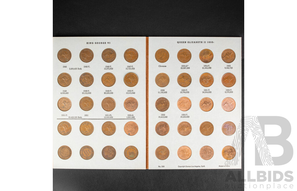 Australian Dansco Half Penny Album