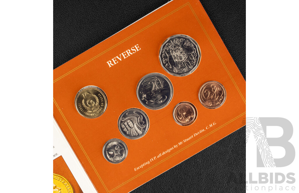 Australian RAM 1986 Seven UNC Coin Set, International Year of Peace