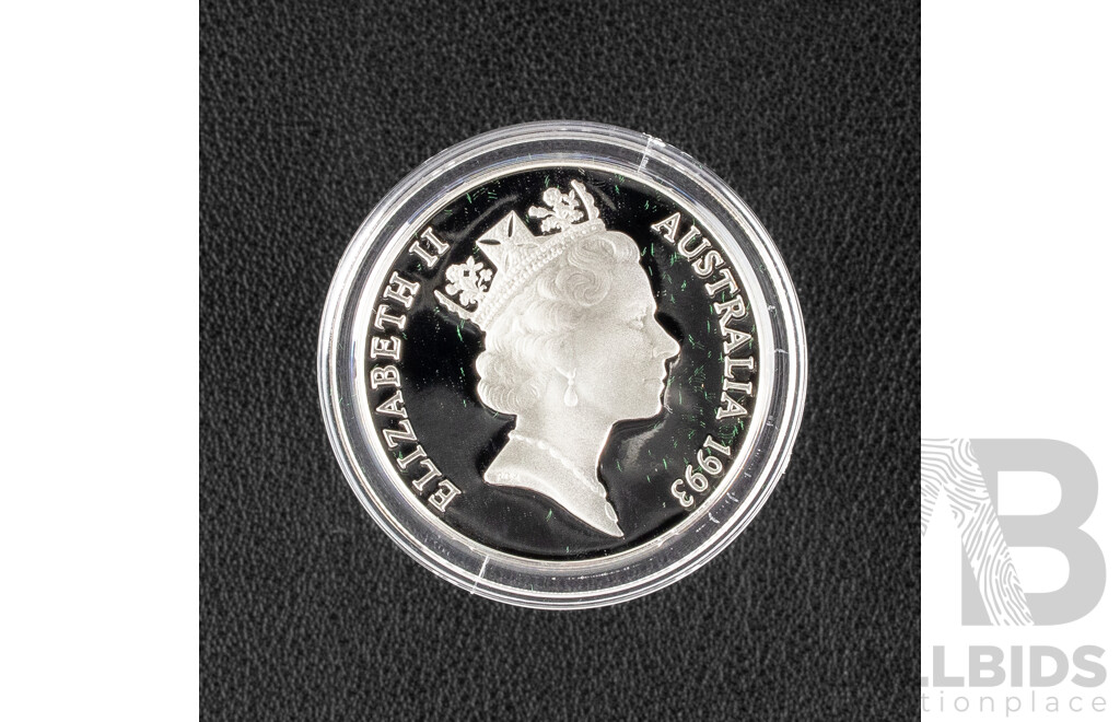 Australian RAM 1993 Silver Proof Ten Dollar Coin, State Series, Australian Capital Territory .925