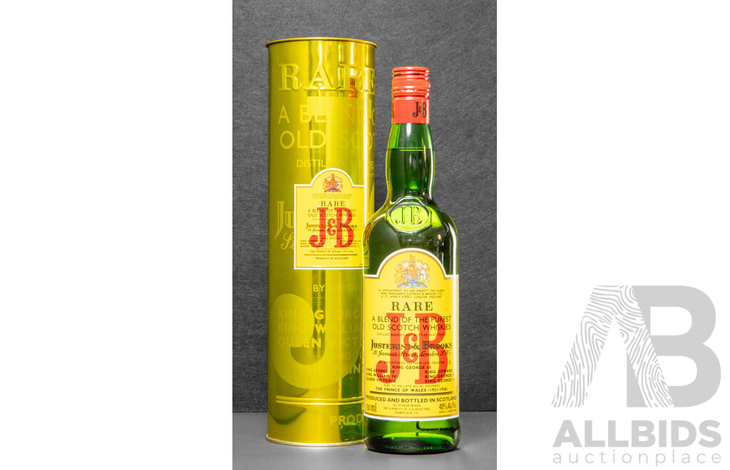 Justerini & Brooks Rare Blended Scotch Whisky in Presentation Tin