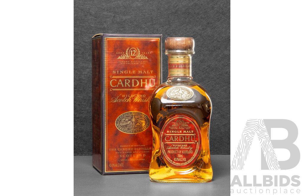 Cardhu Single Malt Highland Scotch Whisky in Presentation Box