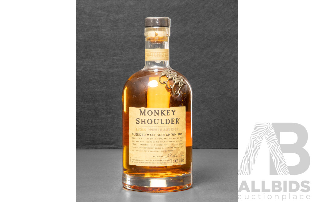 Monkey Shoulder Batch 27 Blended Malt Scotch Whisky